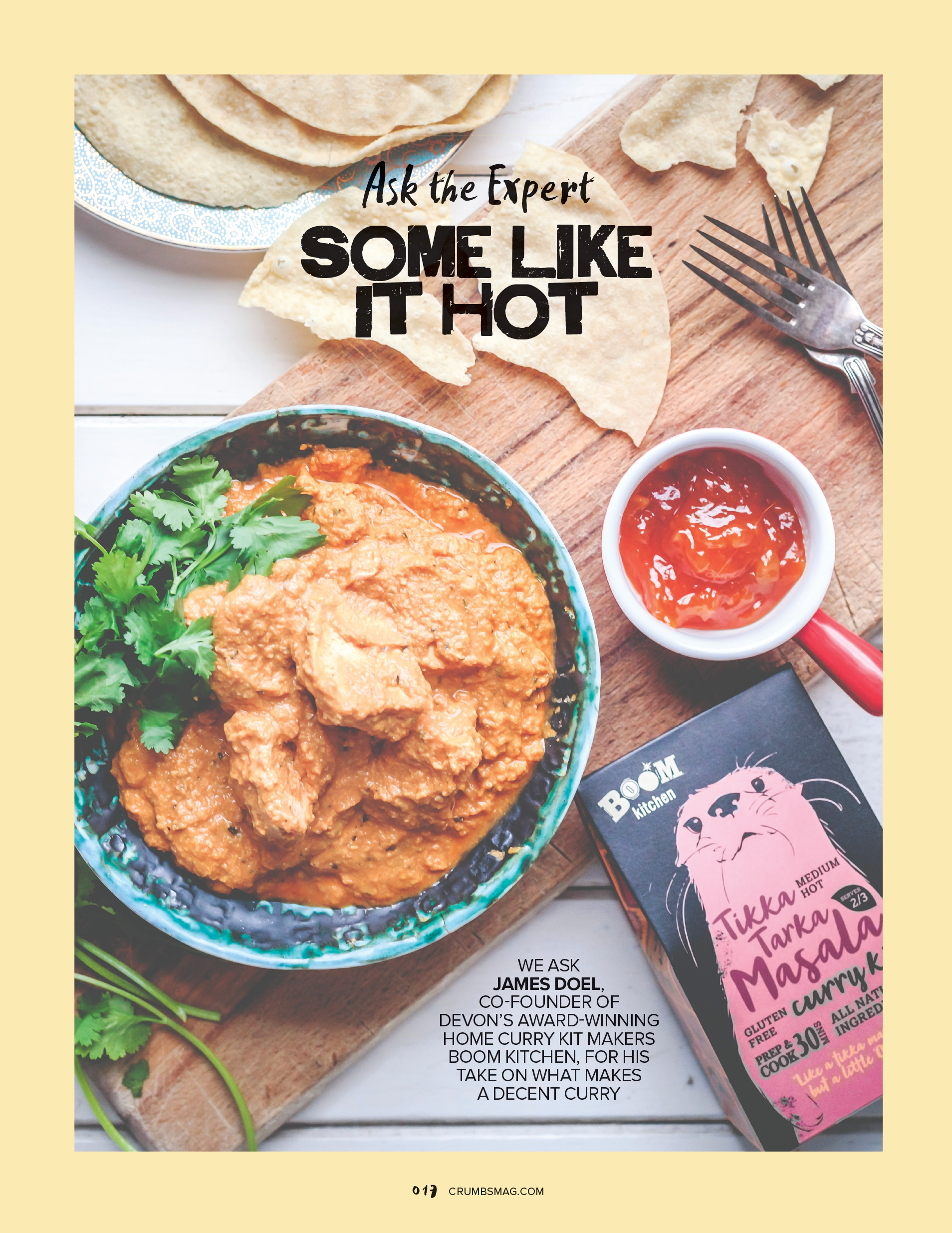 ask the Curry Experts James Doel and Carl Anderson with Crumbs Magazine