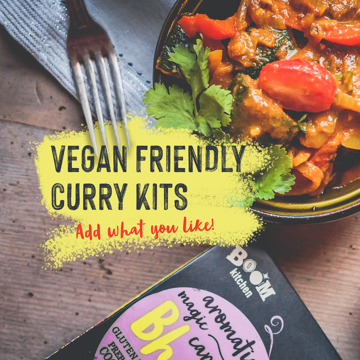Vegan Friendly Curry Kits for International Vegan month