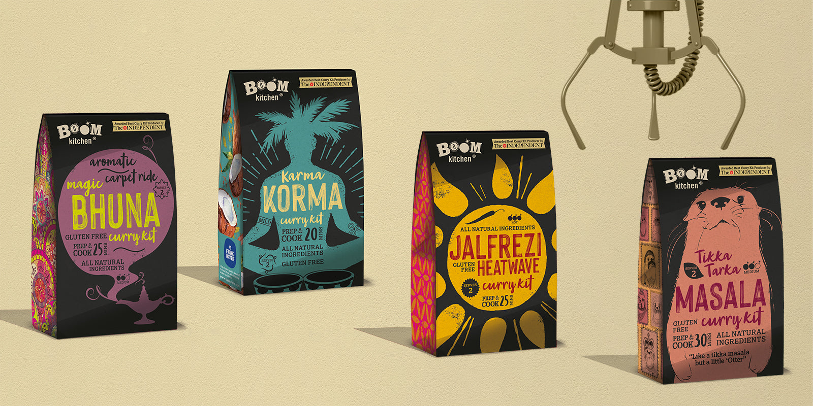Build a box of curry kits