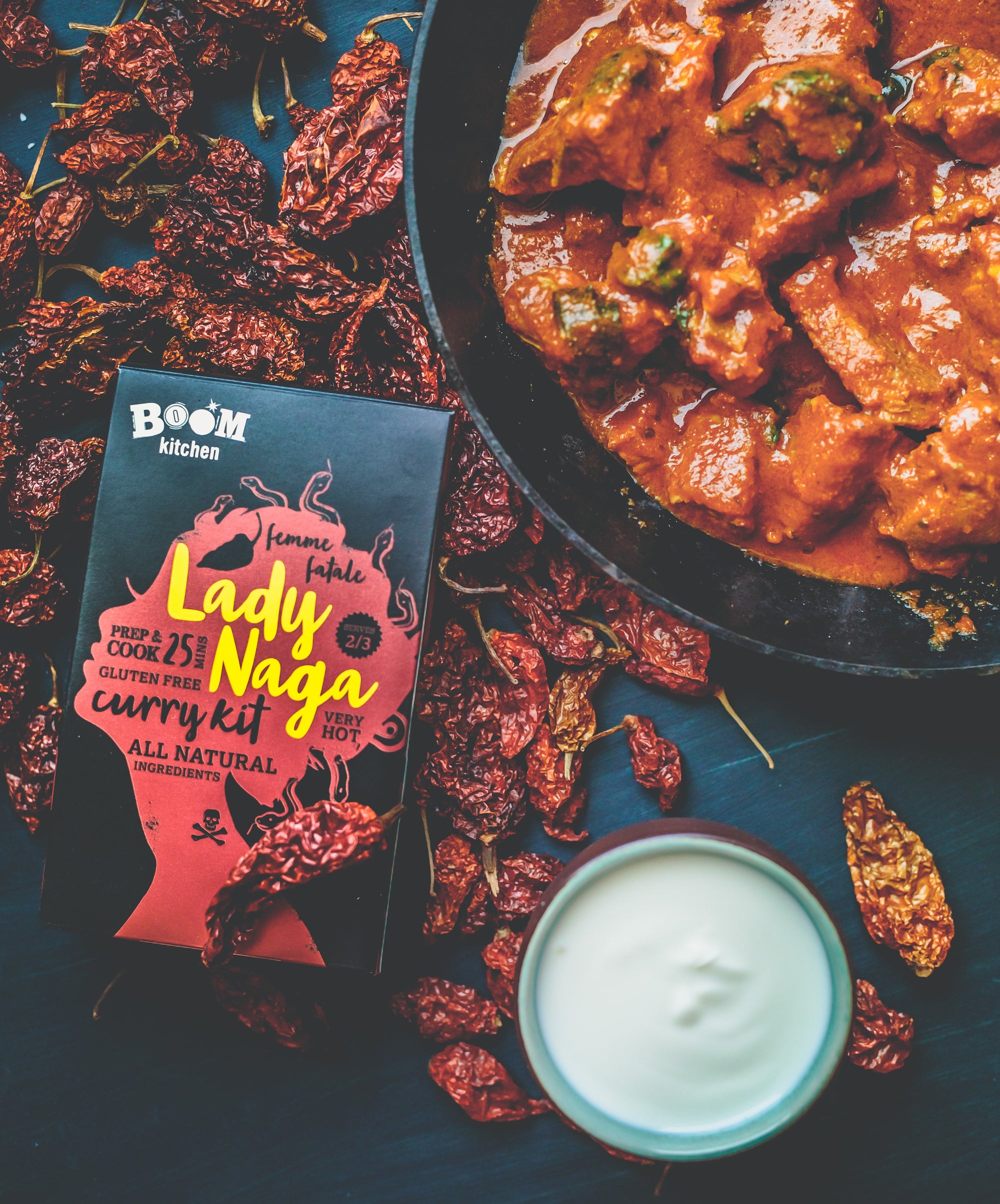 Chicken Lady Naga Vindaloo Indian Curry